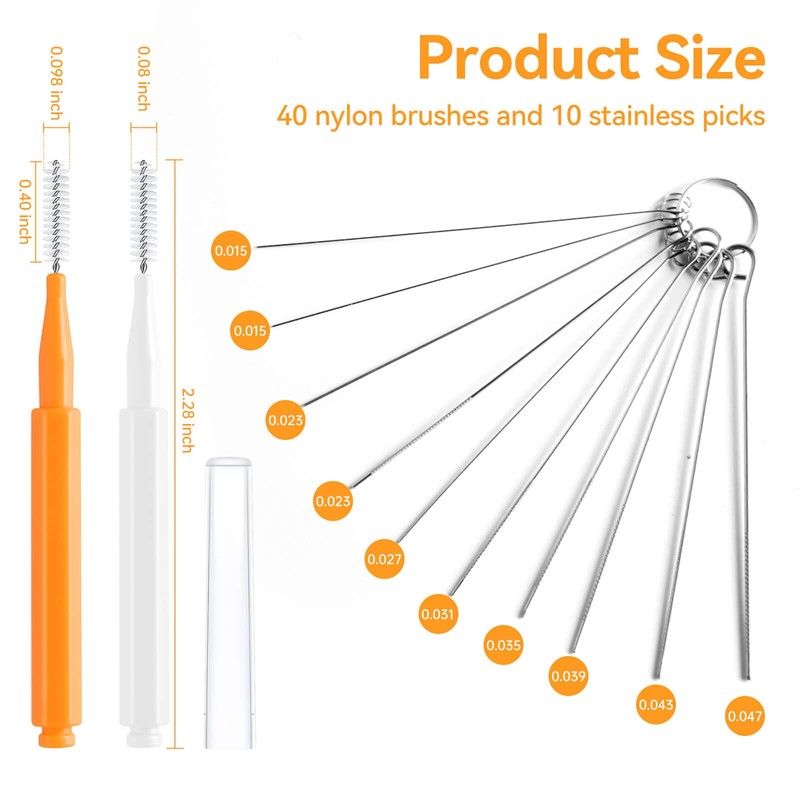 50 Pcs Shower Head Cleaner Tool, Shower Head Cleaning Brush