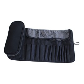 FRCOLOR 1Pc Multipurpose Makeup Brush Organizer Pouch Water Resistant Folding Cosmetic Tool Storage Bag for Easy Access to Makeup Accessories and Brushes Capacity for Travel