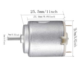 SGHAJIME 5Pcs DC Motor 1-6V Mini Electric Motor 5000-20000RPM Micro Motor Electric Hobby Motor for DIY Toys Science Projects RC Boat DIY Airplane Toys Model