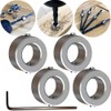 Depth Stop Rings Set, CESFONJER Depth Limiter Drill Ring Positioner