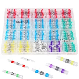 gsay_3 Waterproof Solder Stick Seal Sleeve Heat Shrink Butt Wire Connectors Terminals - 230PCS Mix Pack
