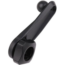 SquarezhenBo 17mm Black Ball Head Mount Extension Rod to Round Blind Spot for Cell Phone Holder Tablet Stand Car Phone HOL Dash DV Outlet GPS A3N1 Cell Phone Automobile Cradles