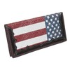 3D Brown Western Rodeo Wallet