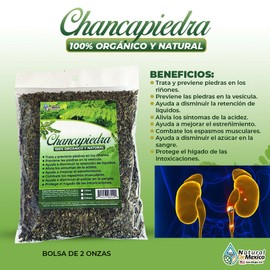 Natural de Mexico USA Chanca Piedra Herb Tea 2 oz. 56 gr. Stone Breaker Gallbladder