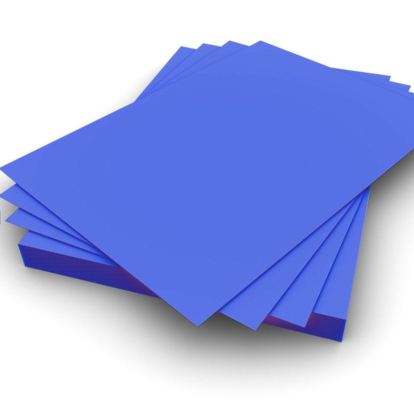 Party Decor A5 100gsm Plain Blue smooth paper Pack of 400 Perfect for Printing on and general office use