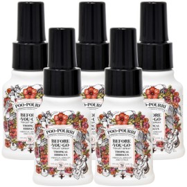 Poo-Pourri Tropical Hibiscus 1.4 Ounce 5 Pack Set