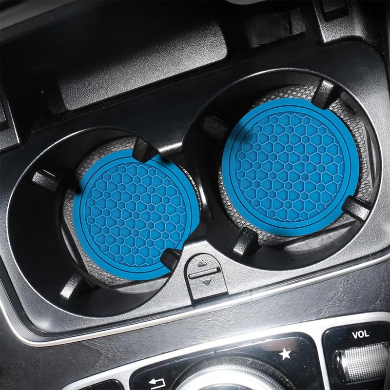 Mandark 2PCS Car Cup Holder Coasters, 2.75 Inch Non-Slip Insert