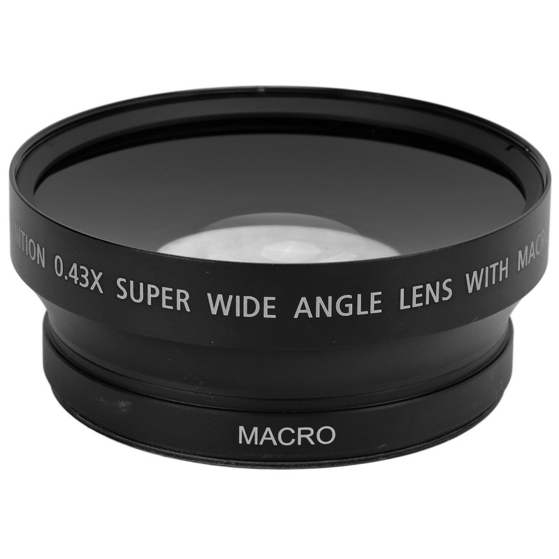 72mm 0.43X Wide Angle Macro Lens for Camera Lens with
