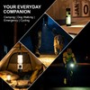 Mini EDC Rechargeable Keychain Flashlight Stocking Stuffers for Men