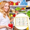 BOXOB Magnetic Low Oxalate Food List Chart, 14x10in Kidney Friendly