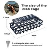 AQWXC 6-Loops Crab Trap for Fishing Pole, Crab Snare for