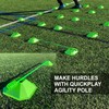 QUICKPLAY Sports Cones - Set of 20 | Highly Visible