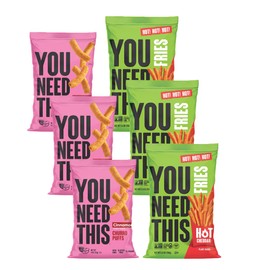 You Need This Sweet & Spicy Delight Variety Pack (Churro Puffs & Hot Cheddar Veggies Fries) (3 of Each)