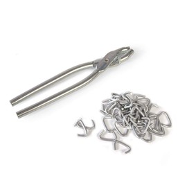 The Sausage Maker - Pepperoni Sausage Casing Kit, Tied and Looped 38mm (1.5”) Dia. x 24” Clear Fibrous Casings (20ct) with Sausage Pliers and Casing Rings