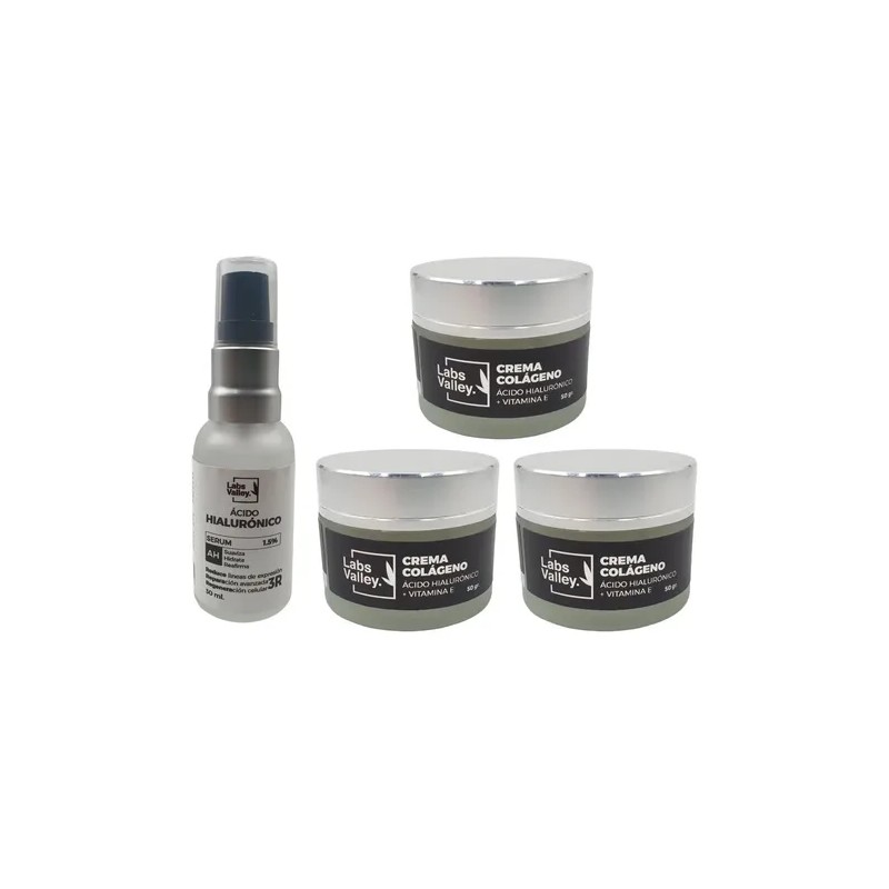 Pack 3 Cremas Con Ácido Hialurónico Regalo 1 Hyal Natural