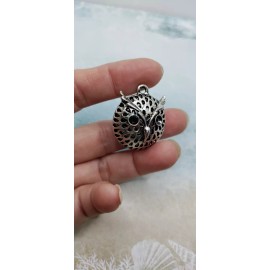 unbrand 5 pieces - Hollow Owl Charms Tibetan Antique Silver Pendants Dangle #K