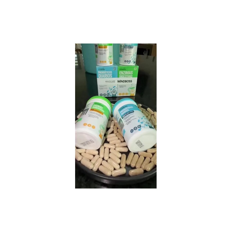 Windboss Combo Digestivo Probiotics + Enzimas | Intestinal A