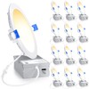 Ensenior 12 Pack 6 Inch LED Recessed Light, Dimmable, 2700K-5000K