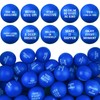 40PCS Foam Motivational Stress Relief Ball with Motivational Language (Blue,