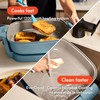 bella Make & Take Electric Skillet, Fits-anywhere™ kitchenware, EverGood™ Ceramic