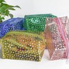 TotePrint Waterproof Transparent Makeup Bag Shiny Diamond Pattern Bag 2pcs,