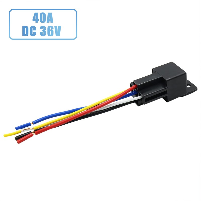 uxcell 3pcs JD-2912 5 Pin DC 36V 40A Universal Car
