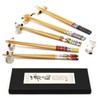 NaiHey 5 Pairs Chopsticks and Chopstick Rest Set, 6 Cute