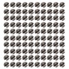 100 Sets Mushroom Rivets Round Head 10mm Electroplating Semicircle Alloy