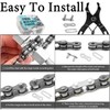Evponk 10 Pair Single Speed Bike Chain Master Link, Carbon