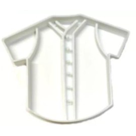 AJT 6 X SIZE 1.75" BASEBALL JERSEY WITH DETAILS TEAM UNIFORM ATHLETIC FONDANT FD2541