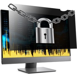 ZYY 23.8 Inch(diagonal) Computer Privacy Screen Filter (20 3/4 × 11 11/16) With Anti Glare,Blocks 96% UV,Anti Scratch Privacy Screen Protector Film 16:9 Aspect Ratio For Desktop Computer Monitor