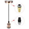 PATIKIL Lighting Cord Grips Connector, Carbon Steel Light Cable Glands