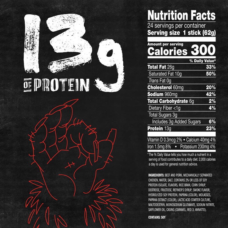 Jack Link's WILD Snack Sticks, Original - Protein Snack Sticks