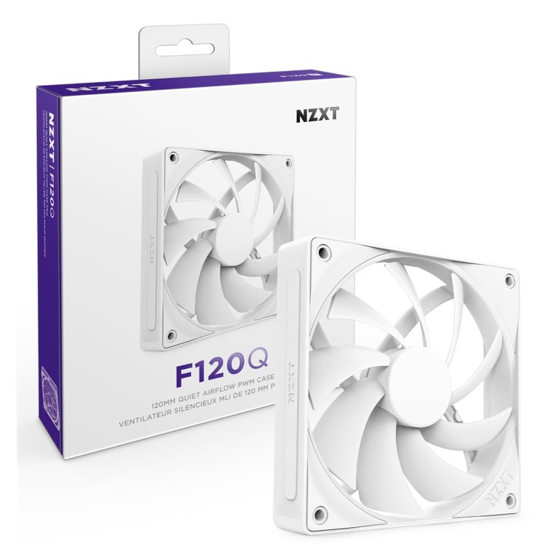 F120Q - 120mm Quiet Airflow Fans - Single - White