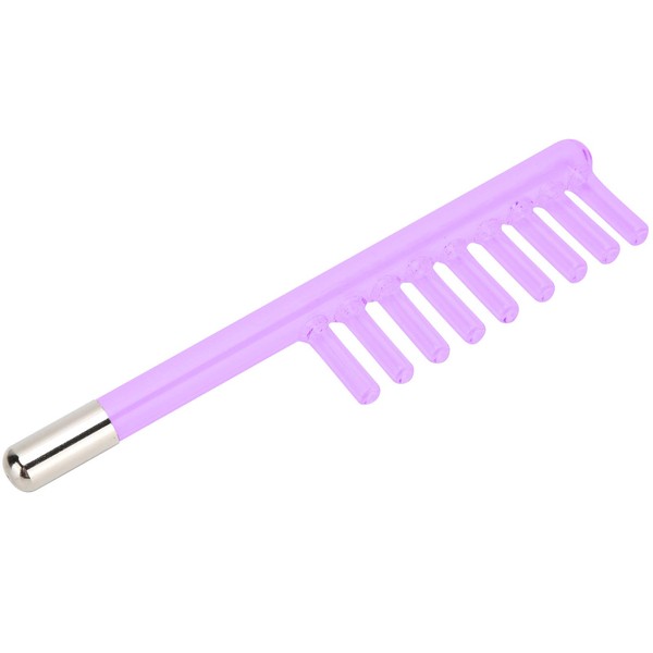 Dandruff Removal Glass Comb Electrotherapy Instrument Portable for Home Use for Soft Hair