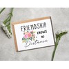 NDHGifts Friendship Knows No Distance Card - Long Distance Friendship