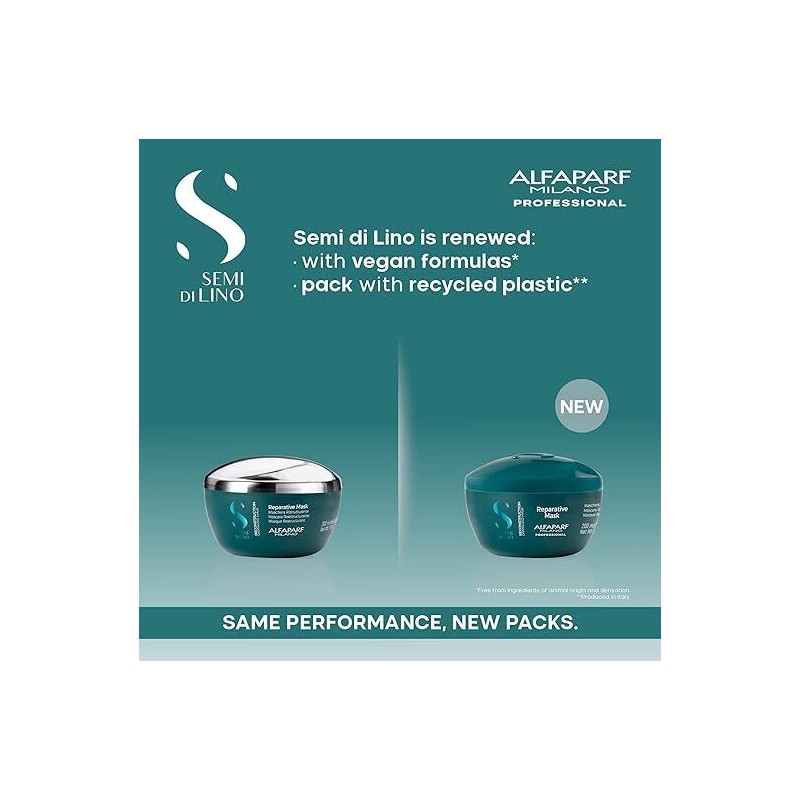 Alfaparf Milano Semi Di Lino Reconstruction Reparative Mask 200ml
