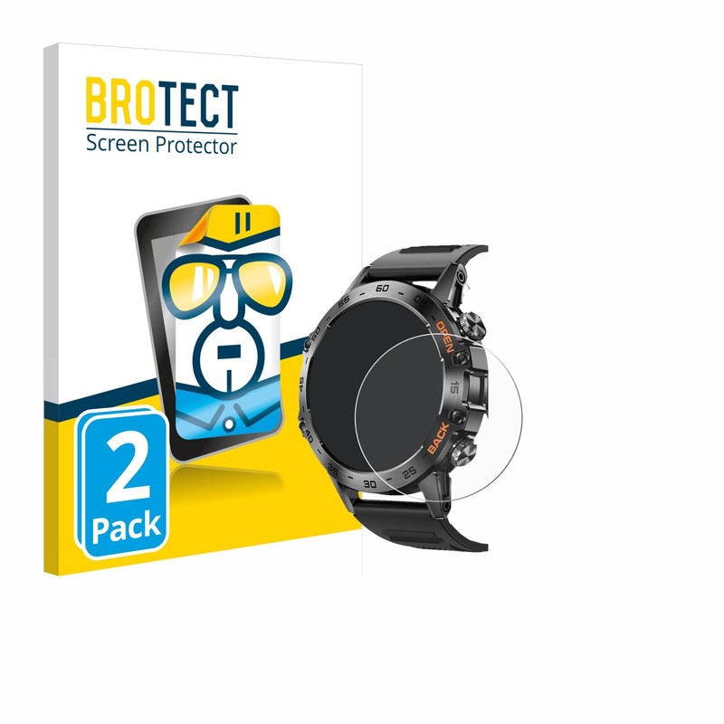 BROTECT (Pack of 2 protective films for Lemfo Smartwatch 1.39
