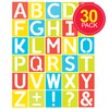 Baker Ross FE815 Alphabet Stencils - 30 Pieces, Washable Plastic