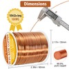 99.9% Pure Bare Copper Wire, 16 Gauge 105 Feet Solid