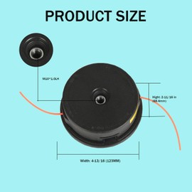 LUPING 25-2 Bump Feed Trimmer Head 2PCS Compatible with Stihl FS55 FS55R FS56 FS70 FS70R FS80 FS85 FS90 FS90R FS91R FS94R FS110 FS120 FS130 Replace OE 4002 710 2191 4002 710 2108
