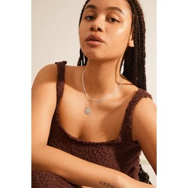 PILGRIM - NOMAD Necklace Silver-Plated or Gold-Plated with Coin Pendant - Women's Necklace - Scandinavian Design, Zinc