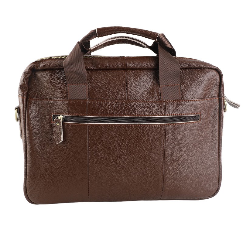 Men Leather Messenger Bag Shoulder Bag for Office School College