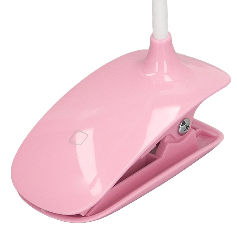 LED Desk Lamp 360° Adjustable Clip On USB Rechargeable Table