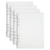 PATIKIL A5 Binder Cover, 4 Pcs PP 6 Ring Loose