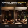 ALUCSET Large Drum Lamp Shade for Table Lamps, 12" Top