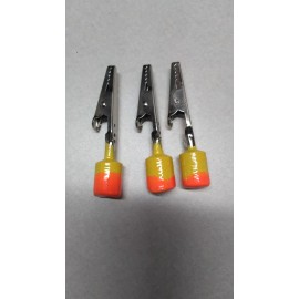 Prairie Tackle Ice Fishing Depth Finder Clip 1 Ounce - Yellow/Orange