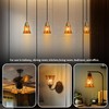 Pendant Light Shades, 4 Pack Ceiling Fan Light Shade Replacements