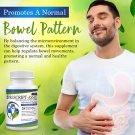 Prescript-Assist Light - 28 Strains Soil Microflora Probiotic and Prebiotic for Children & Adults with Advanced Formula - Soil Based Probiotics for Gut Health - No Refrigeration Needed, 60 Caps