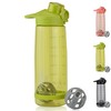 Milu 2-in-1 Water Bottle & Protein Shaker, Leak-Proof, 800 ml